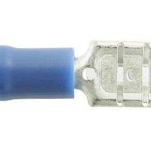 Wiring Connectors Blue Slide On 250 6.3mm Pack of 25 (Blue Pre Insulated Terminals)