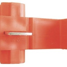 Wiring Connectors Red Self Stripping Tab (Red Pre Insulated Terminals) Pack Qty Pack of 10