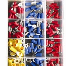 Wiring Connectors Crimp Type Assorted Pack of 180 (Assorted Connectors)
