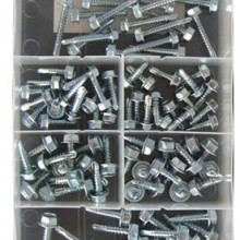 Self Drilling Screw Hex head Assorted Pack of 120 (Self Tapping Screws)