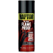Flameproof Flat Black Aerosol 400ml VHT Paint