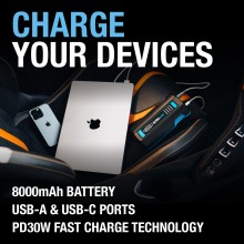 ULTRABOOST 1000A Lithium Jump Starter RING RJS020T Tools & Maintenance