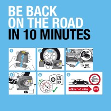 TYRE REPAIR SEALANT Tyre Inflators Tools & Maintenance