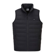 S549 Ultrasonic Heated Tunnel Bodywarmer Black Gillet