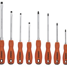 Screwdriver Set - Phillips & Slotted - Orange CARLYLE HAND TOOLS SDS8O