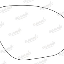 Toyota Standard Mirror Glass Replacement SRG-1270 Models Hilux SUMMIT 
