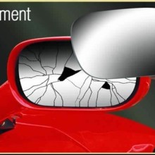 Toyota Standard Mirror Glass Replacement SRG-903 Models Landcruiser Co