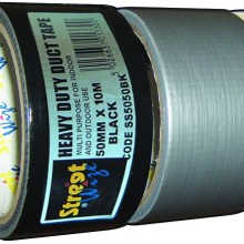 Duct Tape Black 50mm Duct & Gaffer Tape