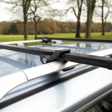 Universal Steel Open Rail Roof Bars 1.35m (Pre Assembled Roof Bars)