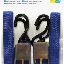 Ratchet Tie Down S Hooks 3.5m Pack Of 2 (Ratchet Straps)