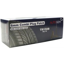 Combi Plug Patches 6mm Pack of 40 (Puncture Repair Kit) Tools & Maintenance