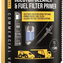CV Injector Cleaner And Filter Primer 1 Litre (Diesel Additives)
