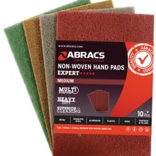 ABRACS Hand Pads 150 x 230mm 10 Pack (Finishing Pads)