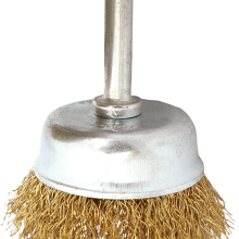 Abracs Spindle Mounted Wire Brush - Cup 50 X 0.3Mm WORKSHOPWAREHOUSE W