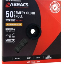 ABRACS Emery Roll Blue 25mm x 50m (Sandpaper)
