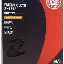 ABRACS Emery Sheets Blue 230x280mm 25 Pack (Sandpaper)