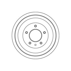 Tambour de frein TRW DB4015 pour BMW Série 5, référence d'origine 34211158559 TRW