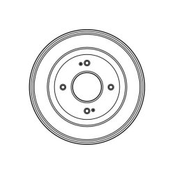 Tambour de frein TRW DB4020 pour HONDA OE 42610-SR1-000 TRW