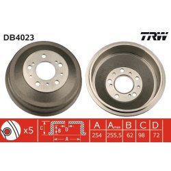 Brake Drum TRW DB4023 OE Ref 4389374