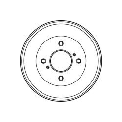 Brake Drum TRW DB4047 OE Ref 40206-21001