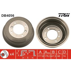 Brake Drum TRW DB4056 OE Ref 38722308