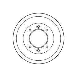 Tambour de frein TRW DB4063 pour AUSTIN, INNOCENTI, ROVER OE GDB106 TRW