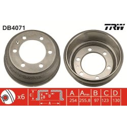 Brake Drum TRW DB4071 OE Ref 7165379