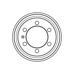 Tambour de frein TRW DB4071 pour ALFA ROMEO, IVECO AR, DAILY OE 7162112 TRW