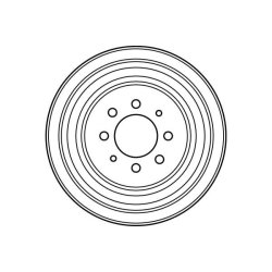 Tambour de frein TRW DB4072 pour RENAULT OE 8200028861 TRW