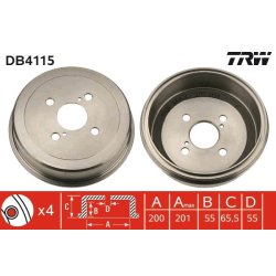 Brake Drum TRW DB4115 OE Ref 42431-12130