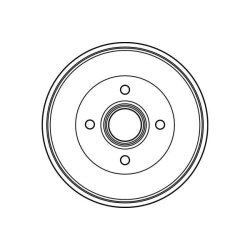 Tambour de frein TRW DB4120 pour RENAULT EXPRESS, RAPID OE 7700771653 TRW