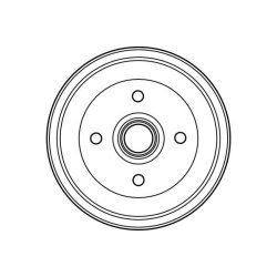 Brake Drum TRW DB4121 OE Ref 77 01 460 406