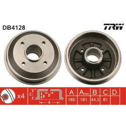 Brake Drum TRW DB4128 OE Ref 4247 32