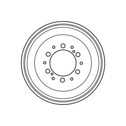 Tambour de frein TRW DB4147 pour TOYOTA, VW OE 42431-35180 TRW