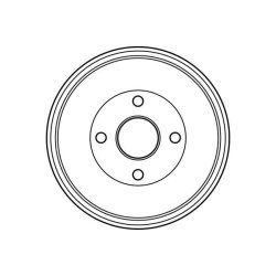 Tambour de frein TRW DB4154 pour FORD MONDEO, CONTOUR OE 1027371 TRW