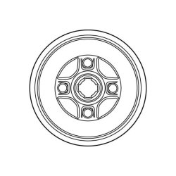 Brake Drum TRW DB4176 OE Ref 43203-09E00