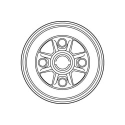 Tambour de frein TRW DB4181 pour TOYOTA PASEO, STARLET, TERCEL OE 42403-10020 TRW