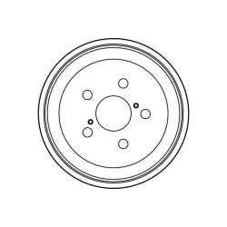 Tambour de frein TRW DB4182 pour TOYOTA OE 42431-20190 TRW