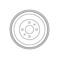 Tambour de frein TRW DB4183 pour FIAT, SEAT 131, 132 OE 5923924