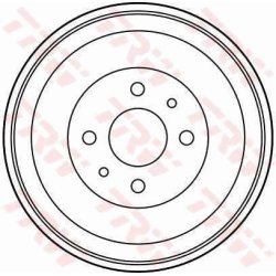 Tambour de frein TRW DB4183 pour FIAT, SEAT 131, 132 OE 5923924 TRW