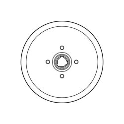 Tambour de frein TRW DB4188 pour VW PASSAT OE 357501615 TRW