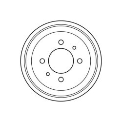 Tambour de frein TRW DB4190 pour NISSAN 100NX, ALMERA, SUNNY OE 43206-50Y10 TRW