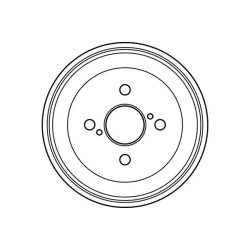 Tambour de frein TRW DB4191 pour HOLDEN, TOYOTA OE 42431-20080 TRW