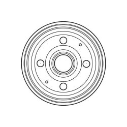 Tambour de frein TRW DB4194 pour VAUXHALL, RENAULT ARENA, TRAFIC OE 9112126 TRW