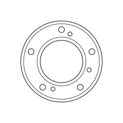 Brake Drum TRW DB4198 OE Ref BF189