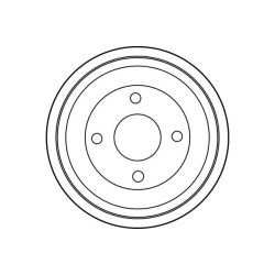 Tambour de frein TRW DB4209 pour FORD MONDEO OE 6837963 TRW