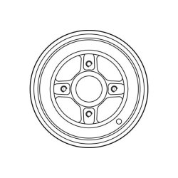 Tambour de frein TRW DB4212 pour NISSAN, RENAULT KUBISTAR, KANGOO TRW