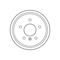 Tambour de frein TRW DB4235 pour MERCEDES CLASSE A OE A1684230401 TRW