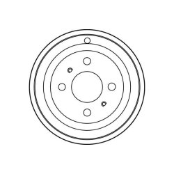 Tambour de frein TRW DB4241 pour ALFA ROMEO 145, 146 OE 60813016 TRW