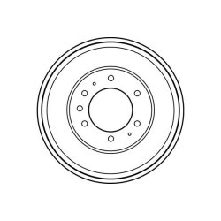 Tambour de frein TRW DB4249 pour INFINITI, NISSAN OE 43206-VM30B- TRW